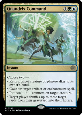 Magic: The Gathering - Quandrix Command - The Lost Caverns of Ixalan Commander