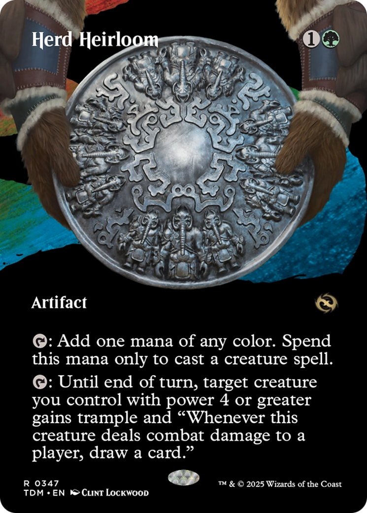 Magic: The Gathering - Herd Heirloom Foil - Tarkir: Dragonstorm