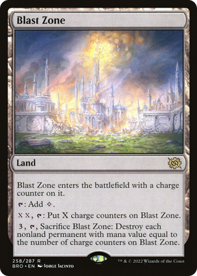 Magic: The Gathering - Blast Zone Foil - The Brothers' War