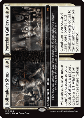 Magic: The Gathering - Dollmaker's Shop // Porcelain Gallery - Duskmourn: House of Horror