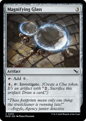 Magic: The Gathering - Magnifying Glass Foil - Murders at Karlov Manor