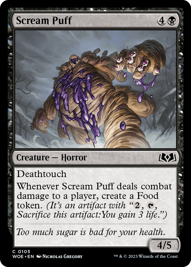 Magic: The Gathering - Scream Puff Foil - Wilds of Eldraine