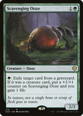 Magic: The Gathering - Scavenging Ooze - Starter Commander Decks