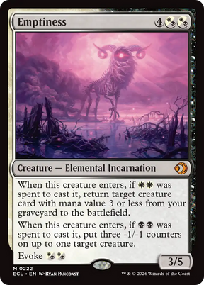 Magic: The Gathering - Emptiness Foil - Lorwyn Eclipsed