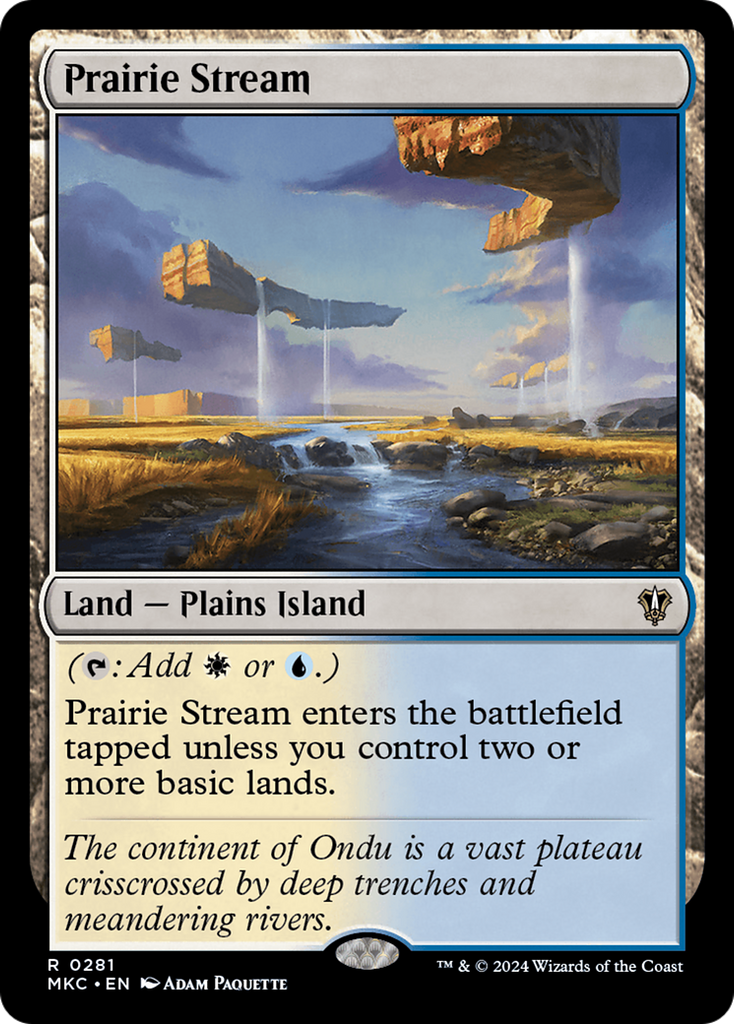 Magic: The Gathering - Prairie Stream - Murders at Karlov Manor Commander