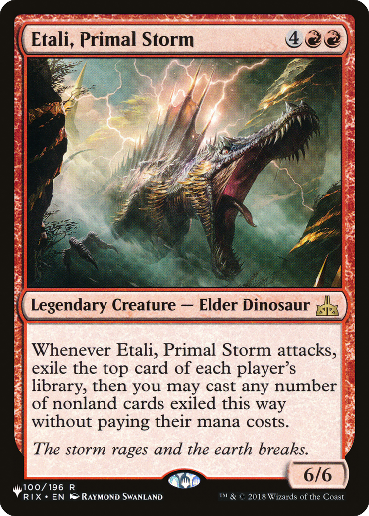 Magic: The Gathering - Etali, Primal Storm - The List