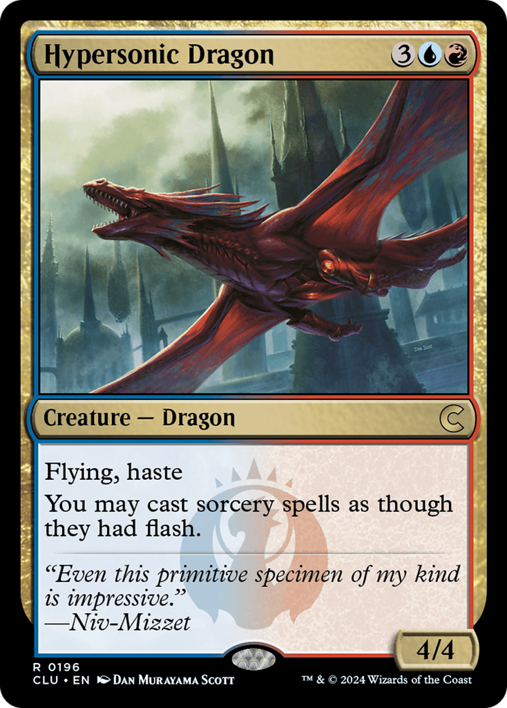 Magic: The Gathering - Hypersonic Dragon - Ravnica: Clue Edition
