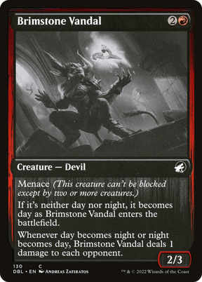 Magic: The Gathering - Brimstone Vandal - Innistrad: Double Feature