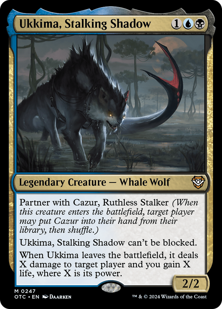 Magic: The Gathering - Ukkima, Stalking Shadow - Outlaws of Thunder Junction Commander