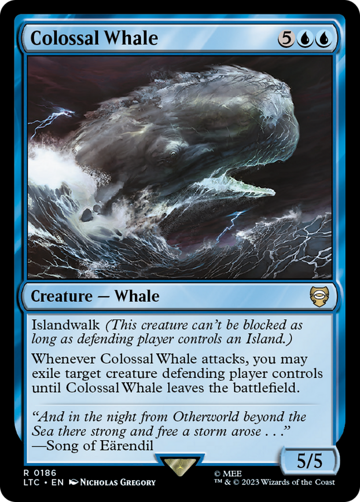 Magic: The Gathering - Colossal Whale - Tales of Middle-earth Commander