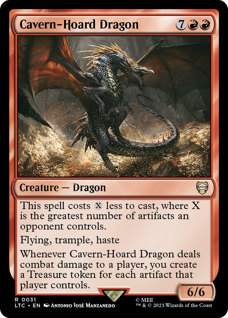 Magic: The Gathering - Cavern-Hoard Dragon - Tales of Middle-earth Commander