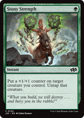 Magic: The Gathering - Stony Strength - Foundations Jumpstart