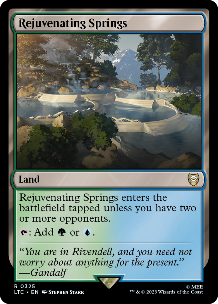 Magic: The Gathering - Rejuvenating Springs - Tales of Middle-earth Commander