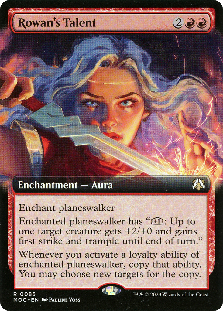 Magic: The Gathering - Rowan's Talent Foil - March of the Machine Commander