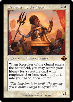 Magic: The Gathering - Recruiter of the Guard Foil - Modern Horizons 3