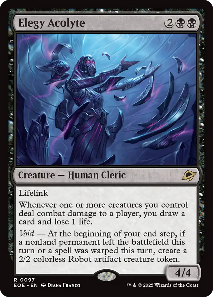 Magic: The Gathering - Elegy Acolyte Foil - Edge of Eternities