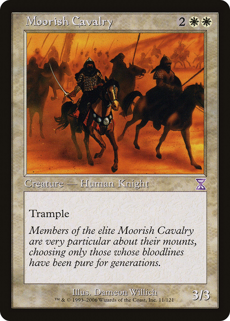 Magic: The Gathering - Moorish Cavalry - Time Spiral Timeshifted
