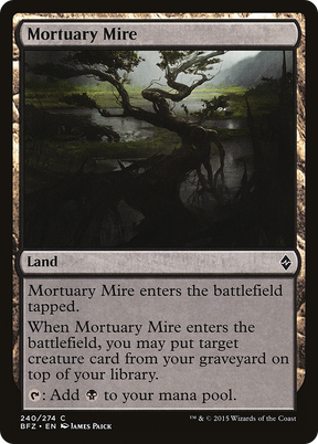 Magic: The Gathering - Mortuary Mire Foil - Battle for Zendikar
