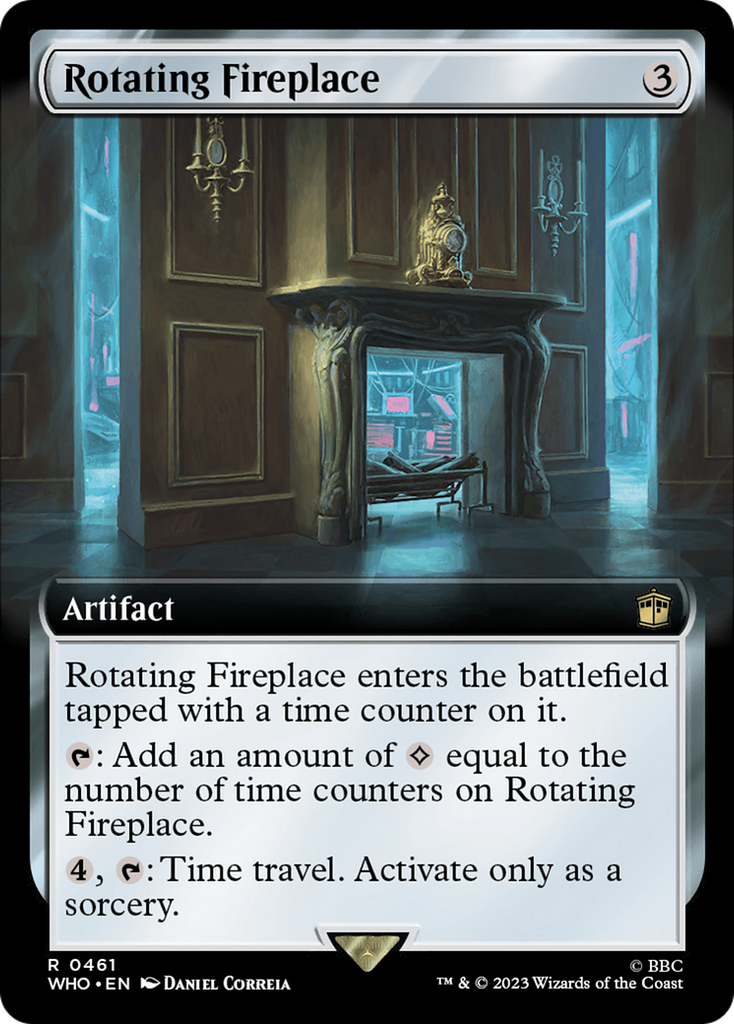 Magic: The Gathering - Rotating Fireplace Foil - Doctor Who