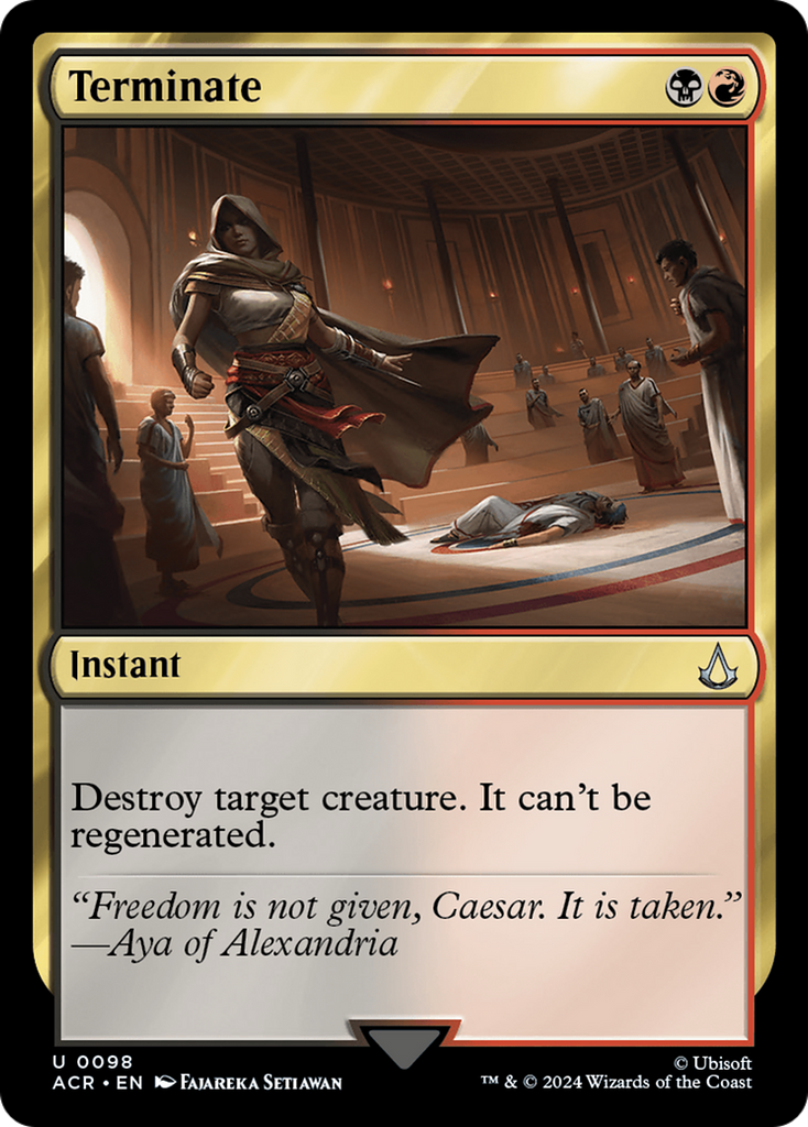 Magic: The Gathering - Terminate - Assassin's Creed