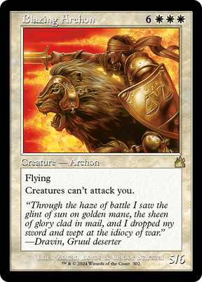 Magic: The Gathering - Blazing Archon Foil - Ravnica Remastered