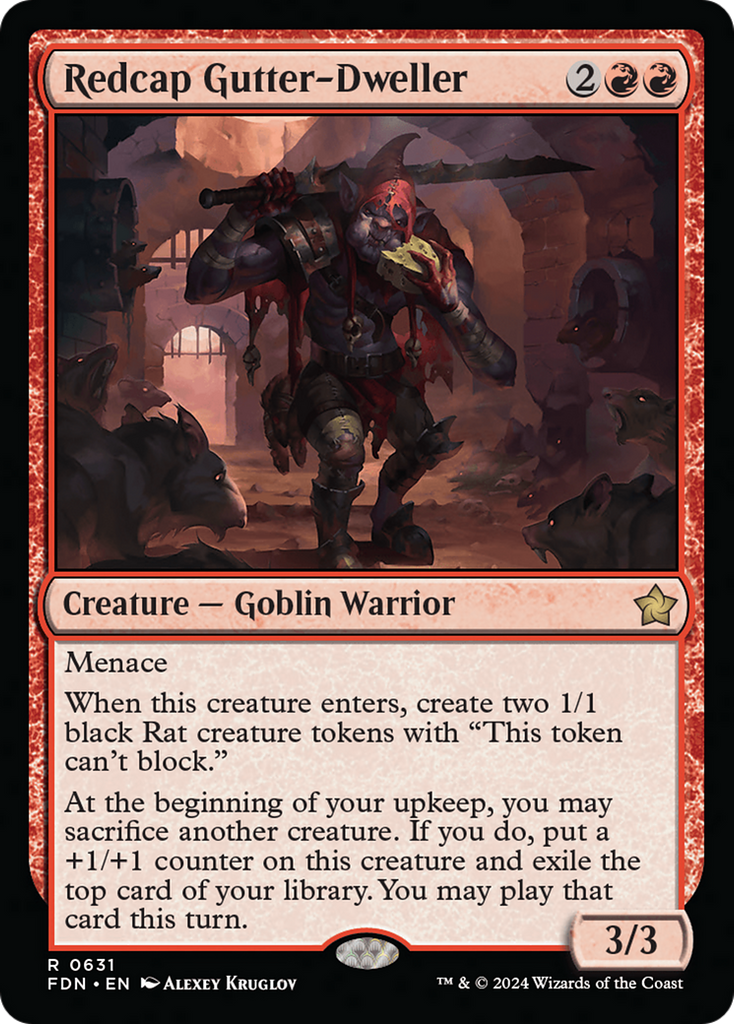 Magic: The Gathering - Redcap Gutter-Dweller - Foundations