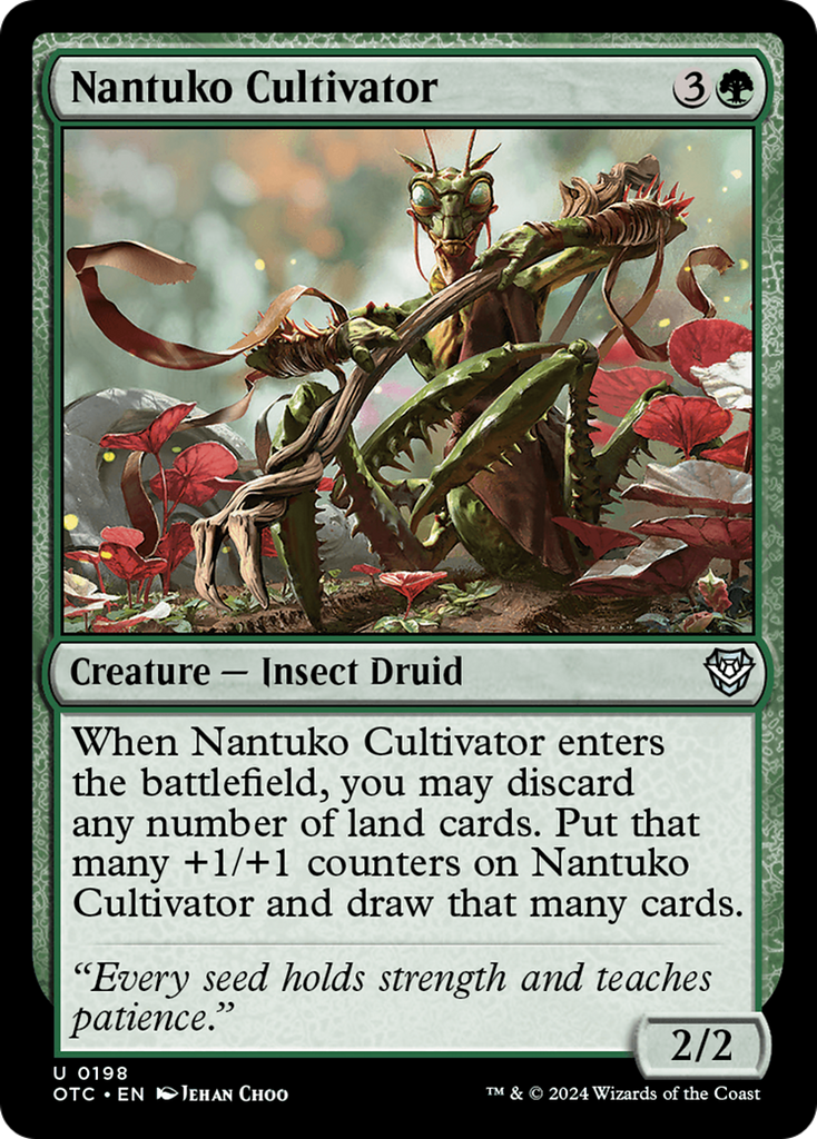 Magic: The Gathering - Nantuko Cultivator - Outlaws of Thunder Junction Commander