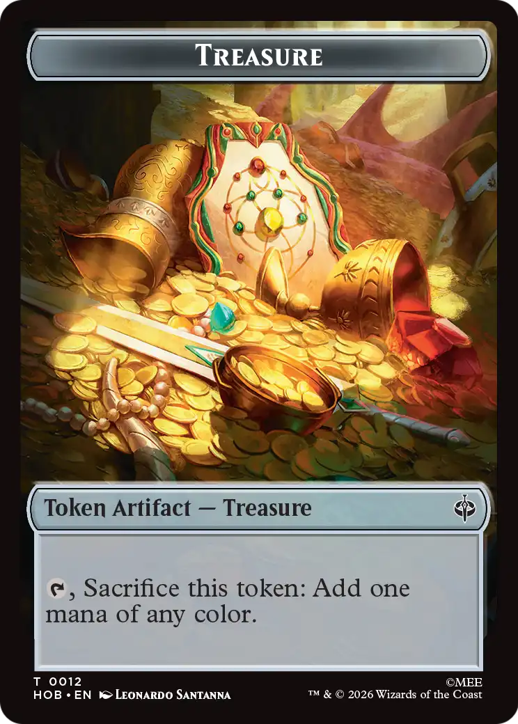 Magic: The Gathering - Treasure Token - The Hobbit Tokens
