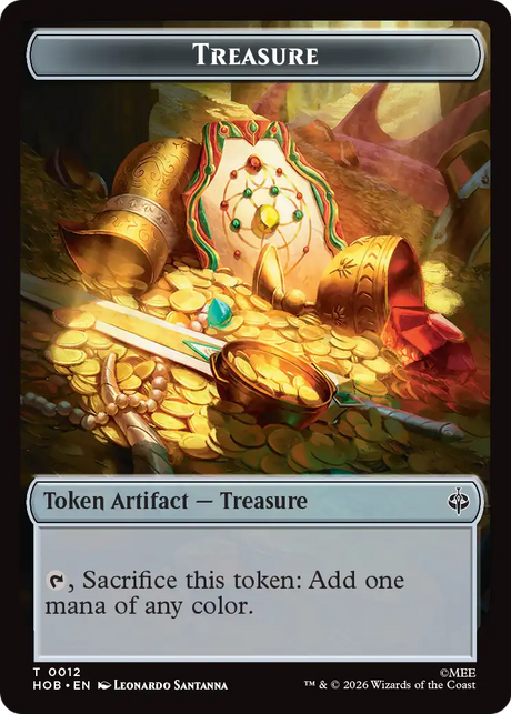 Magic: The Gathering - Treasure Token - The Hobbit Tokens