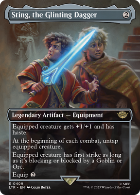 Magic: The Gathering - Sting, the Glinting Dagger Foil - The Lord of the Rings: Tales of Middle-earth