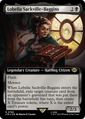 Magic: The Gathering - Lobelia Sackville-Baggins Foil - The Lord of the Rings: Tales of Middle-earth