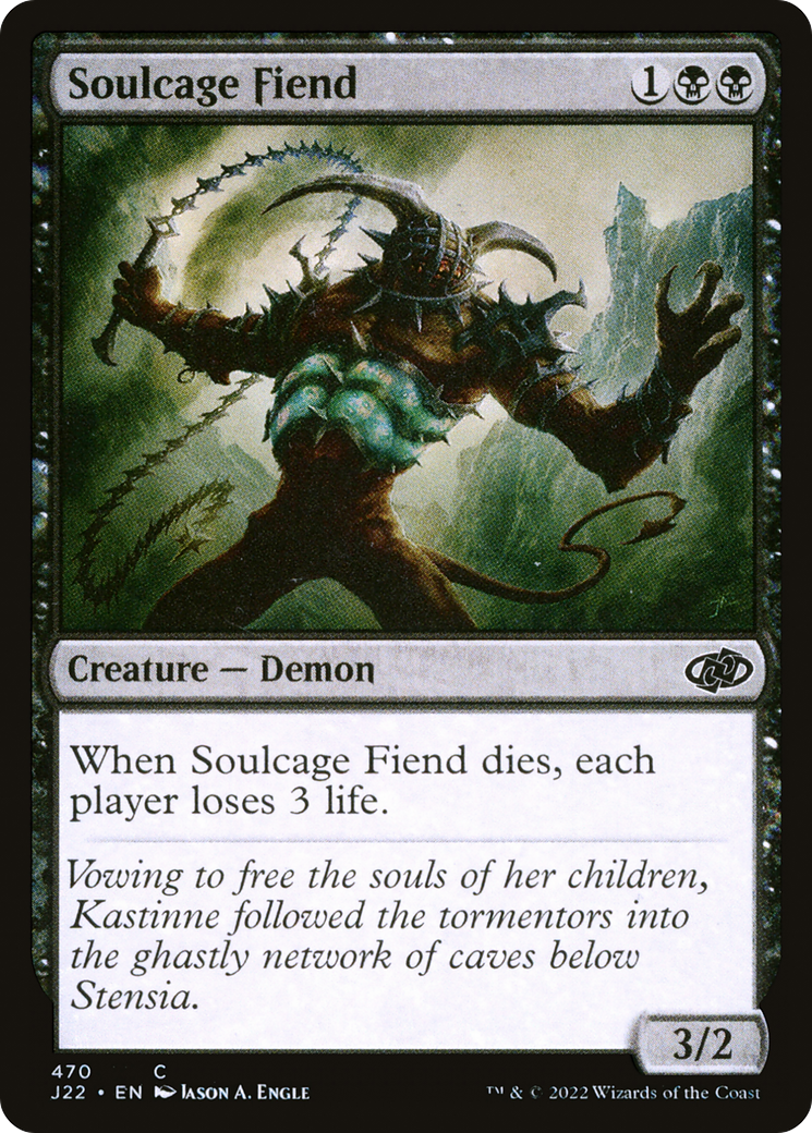Magic: The Gathering - Soulcage Fiend - Jumpstart 2022