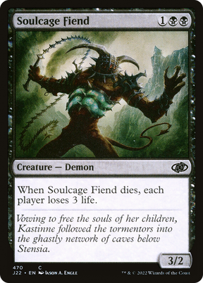 Magic: The Gathering - Soulcage Fiend - Jumpstart 2022