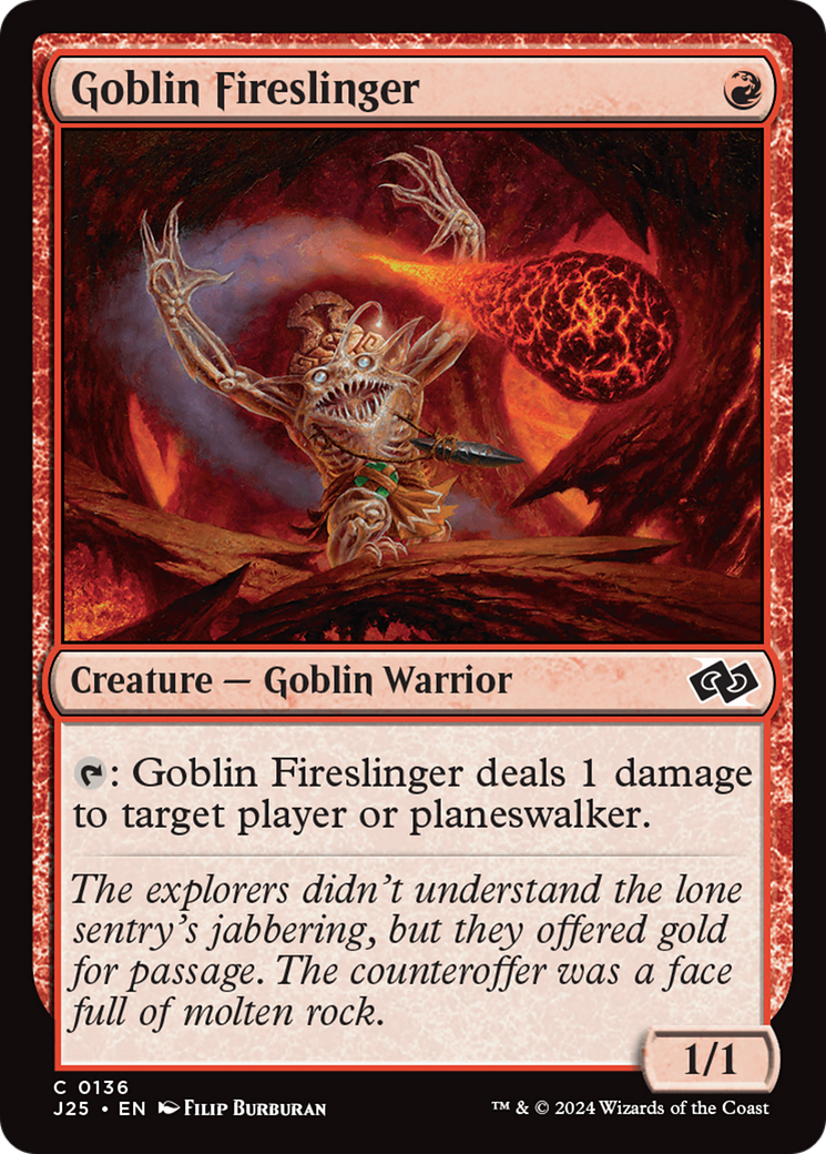 Magic: The Gathering - Goblin Fireslinger - Foundations Jumpstart