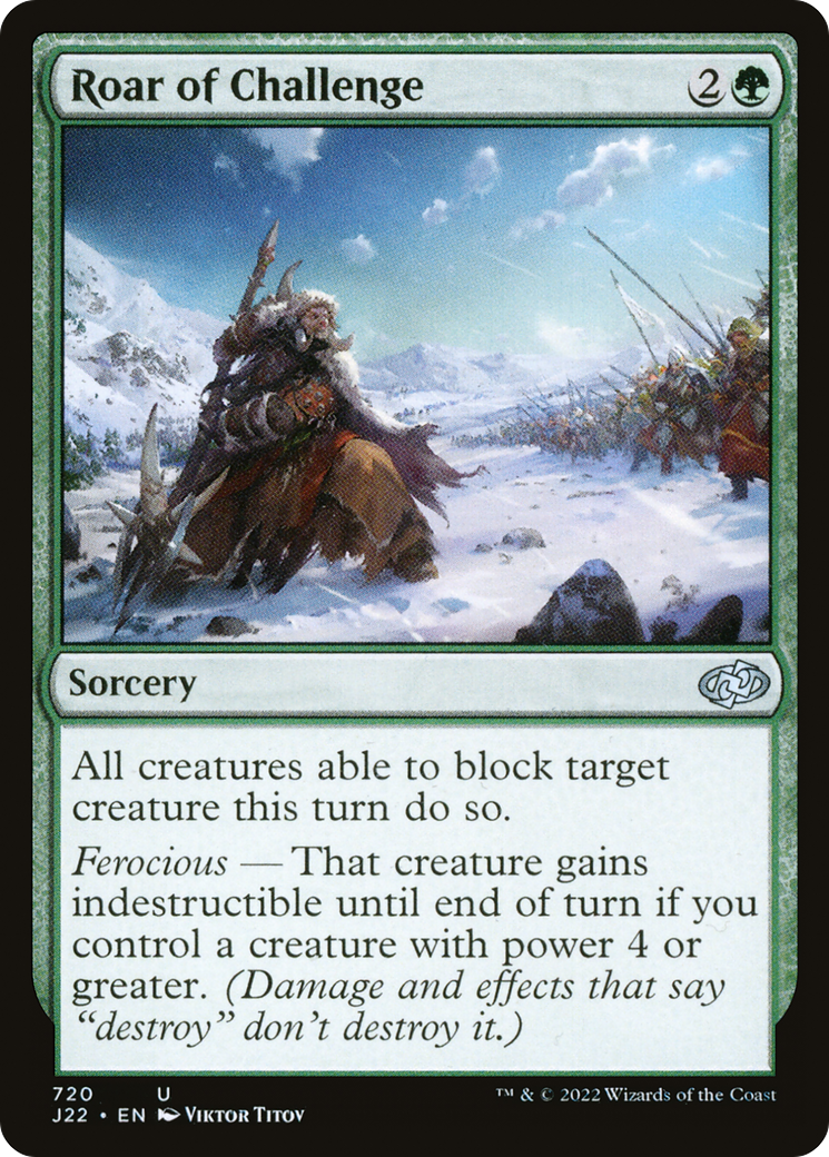 Magic: The Gathering - Roar of Challenge - Jumpstart 2022