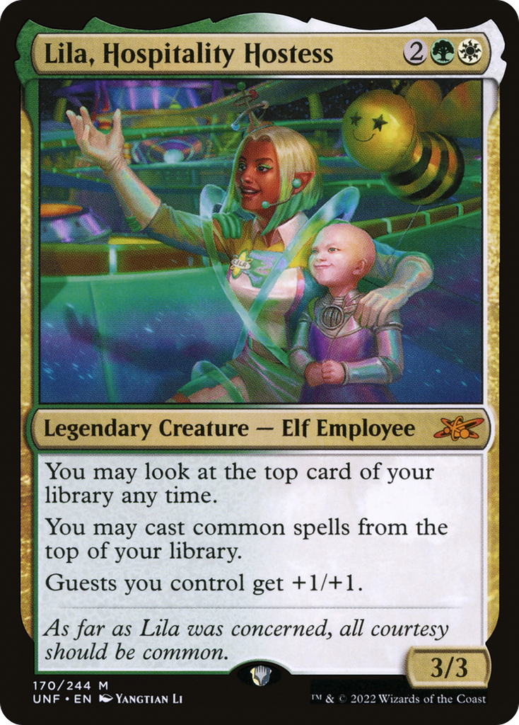 Magic: The Gathering - Lila, Hospitality Hostess Foil - Unfinity