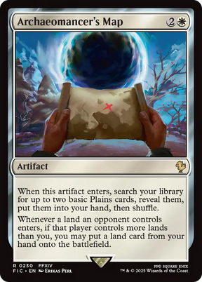 Magic: The Gathering - Archaeomancer's Map - Final Fantasy Commander