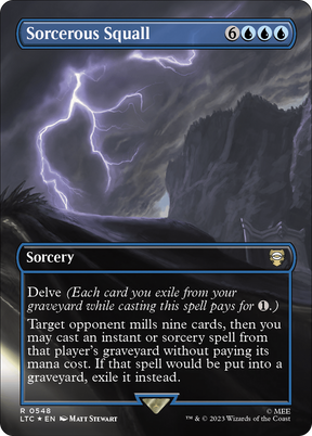 Magic: The Gathering - Sorcerous Squall Foil - Tales of Middle-earth Commander