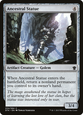 Magic: The Gathering - Ancestral Statue Foil - Dragons of Tarkir