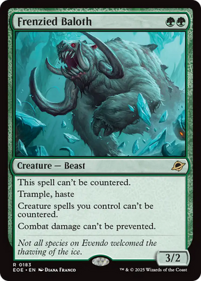 Magic: The Gathering - Frenzied Baloth Foil - Edge of Eternities