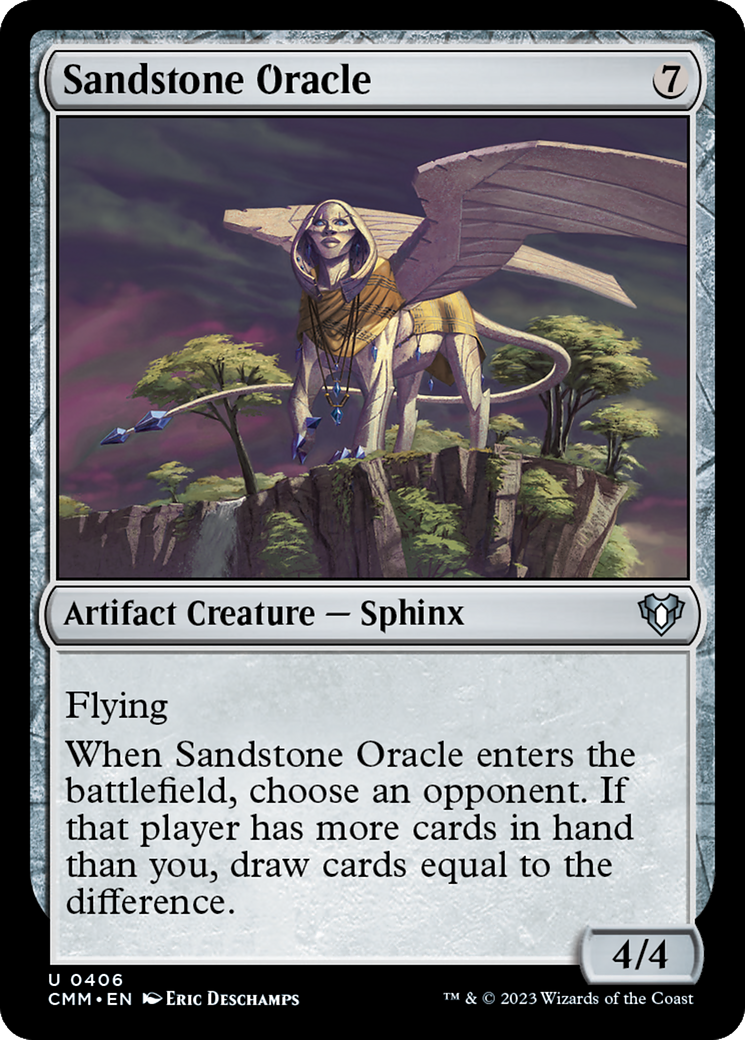 Magic: The Gathering - Sandstone Oracle Foil - Commander Masters