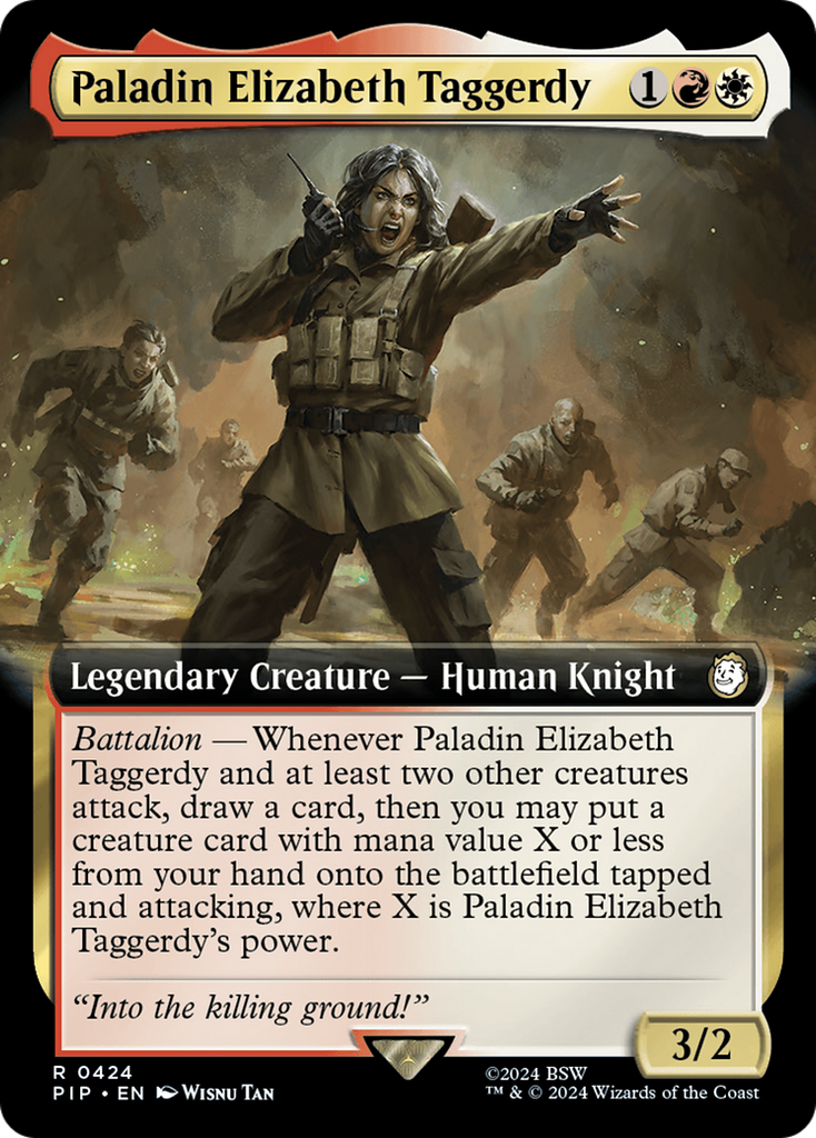 Magic: The Gathering - Paladin Elizabeth Taggerdy Foil - Fallout