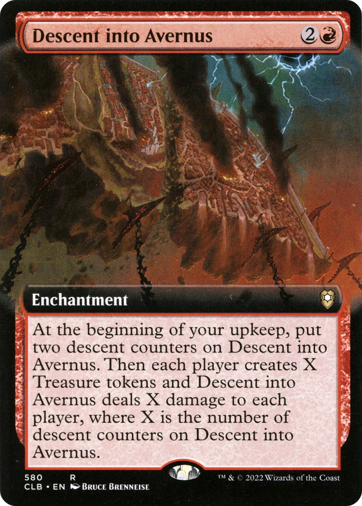 Magic: The Gathering - Descent into Avernus Foil - Commander Legends: Battle for Baldur's Gate