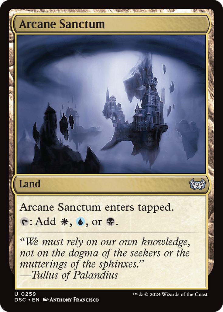 Magic: The Gathering - Arcane Sanctum - Duskmourn: House of Horror Commander