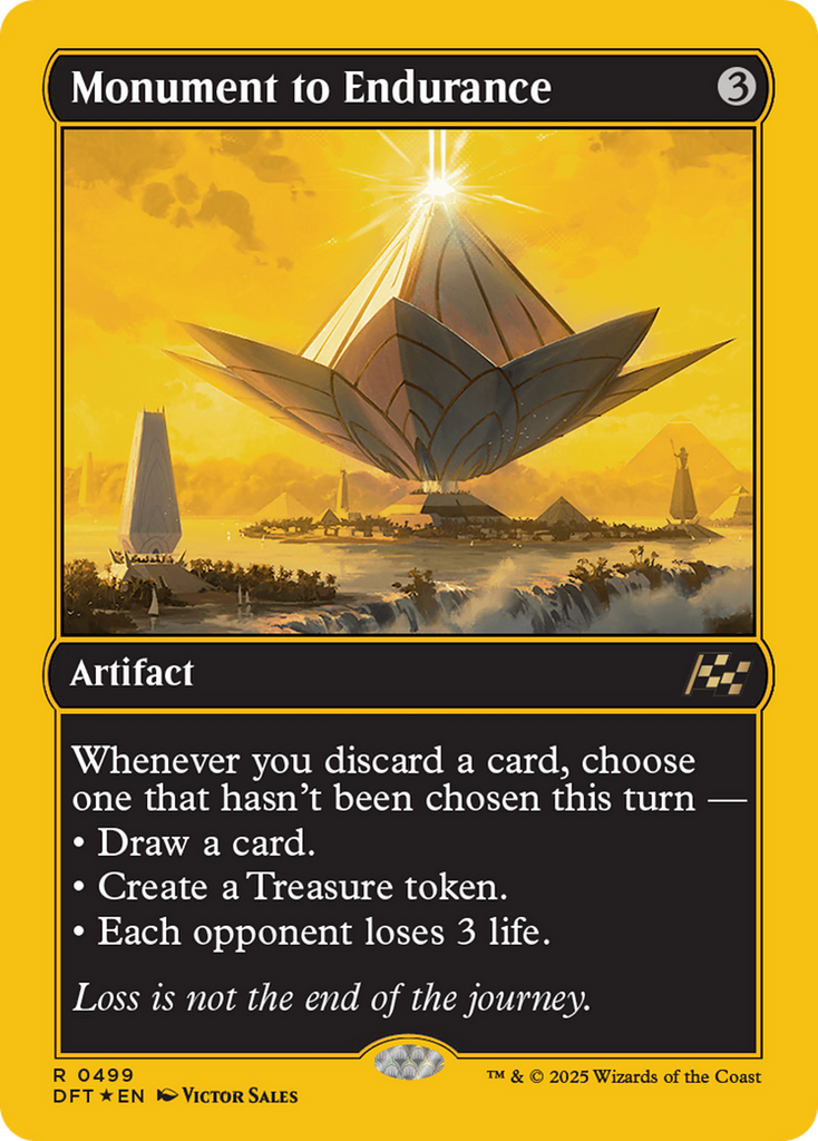 Magic: The Gathering - Monument to Endurance Foil - Aetherdrift