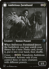 Magic: The Gathering - Ambitious Farmhand // Seasoned Cathar Foil - Innistrad: Double Feature
