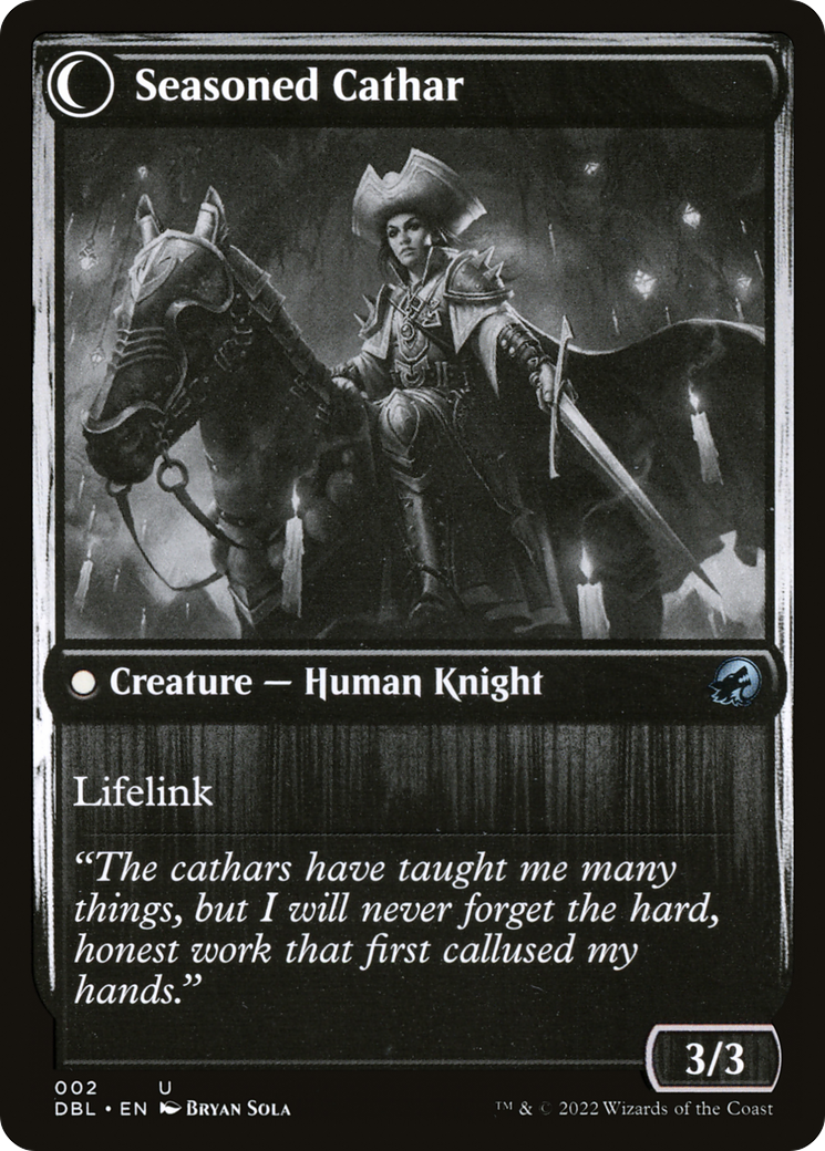 Magic: The Gathering - Ambitious Farmhand // Seasoned Cathar Foil - Innistrad: Double Feature