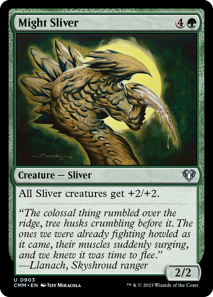 Magic: The Gathering - Might Sliver - Commander Masters