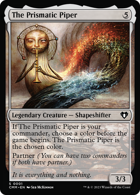 Magic: The Gathering - The Prismatic Piper - Commander Masters