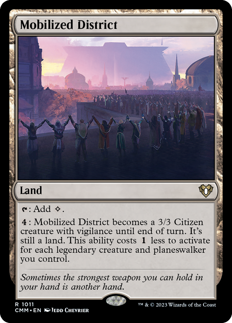 Magic: The Gathering - Mobilized District - Commander Masters